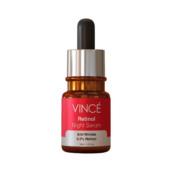 Vince Retinol Night Serum – Reduces wrinkles, firms skin & boosts collagen for youthful glow.