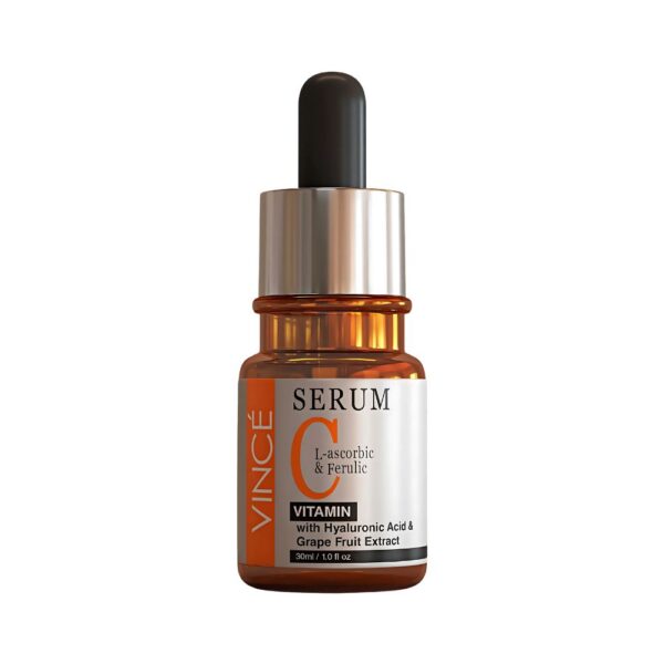 Vince Vitamin C Serum – Brightens skin, fades dark spots & boosts collagen for glowing skin.